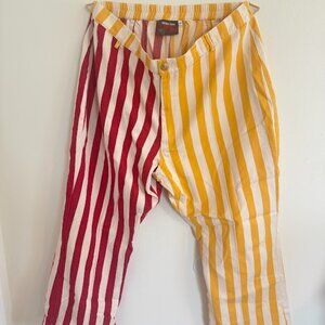 Big Bud Press Western Pants in Yellow & Red Stripes 1XL
